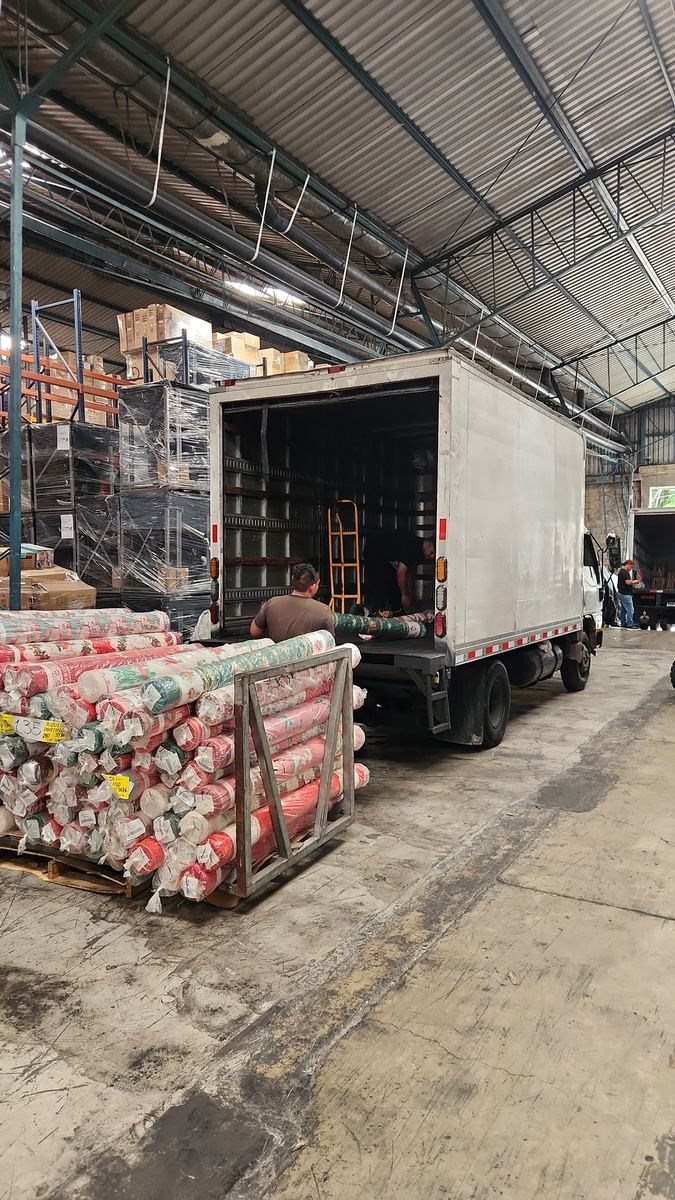 Carga en un centro de distribución